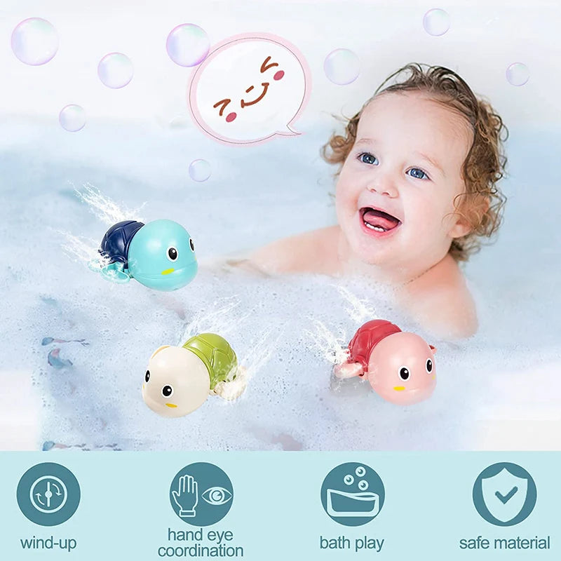 Baby Bathing Cute Swimming Turtle Whale Toy